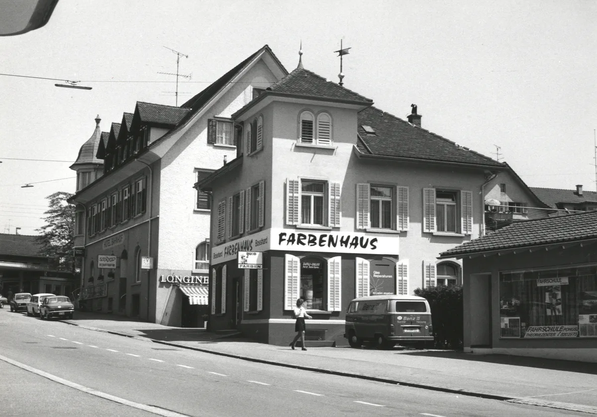 Die Bahnhofstrasse im Jahr 1975.